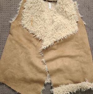 Faux fur vest